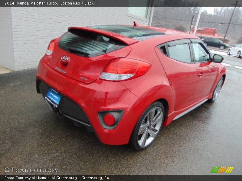 Boston Red / Black 2014 Hyundai Veloster Turbo