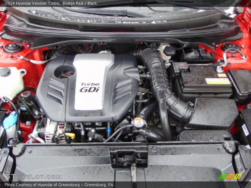 Boston Red / Black 2014 Hyundai Veloster Turbo