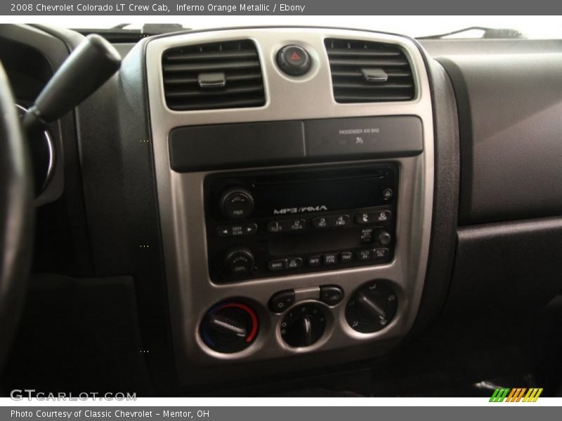 Inferno Orange Metallic / Ebony 2008 Chevrolet Colorado LT Crew Cab