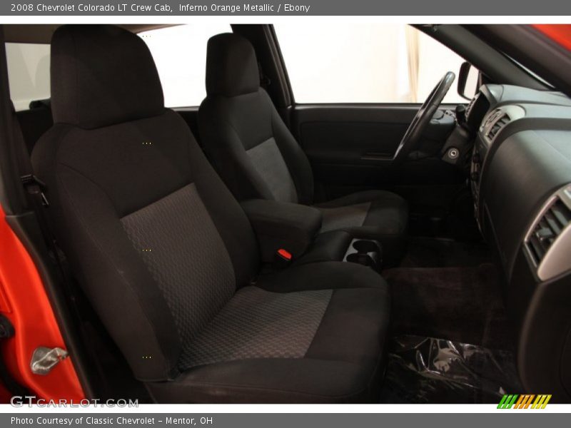 Inferno Orange Metallic / Ebony 2008 Chevrolet Colorado LT Crew Cab