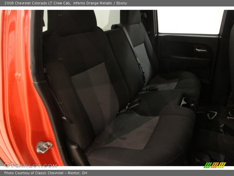 Inferno Orange Metallic / Ebony 2008 Chevrolet Colorado LT Crew Cab