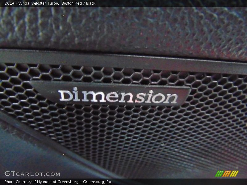 Boston Red / Black 2014 Hyundai Veloster Turbo