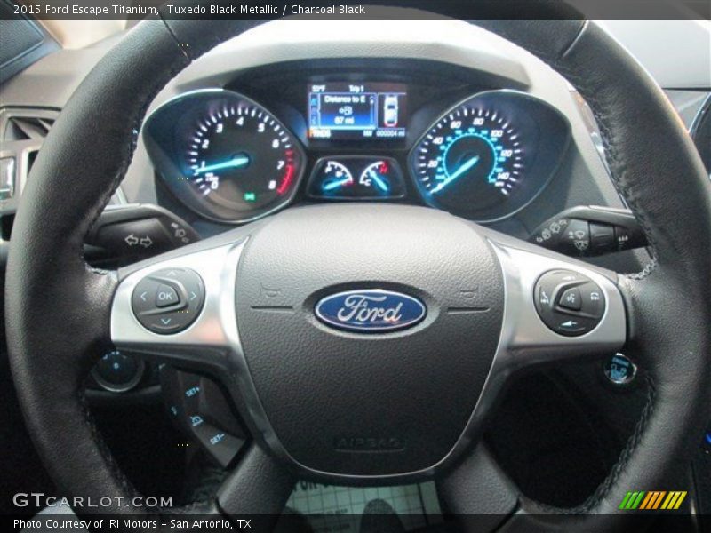 Tuxedo Black Metallic / Charcoal Black 2015 Ford Escape Titanium
