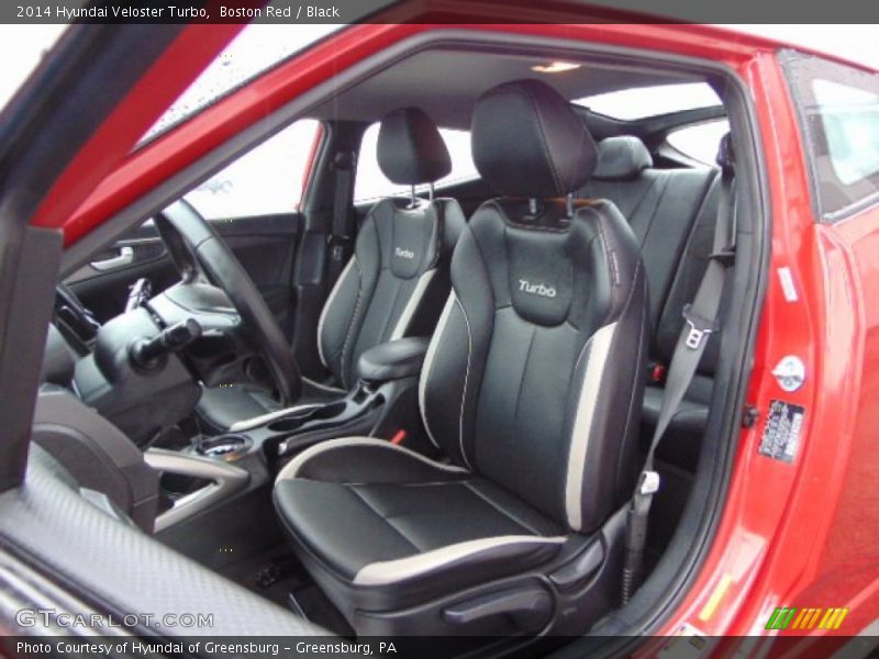 Boston Red / Black 2014 Hyundai Veloster Turbo