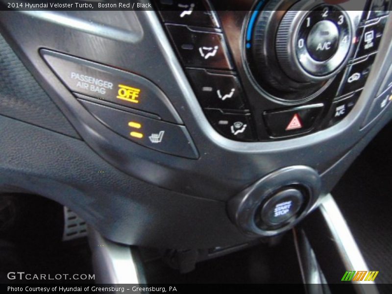 Boston Red / Black 2014 Hyundai Veloster Turbo