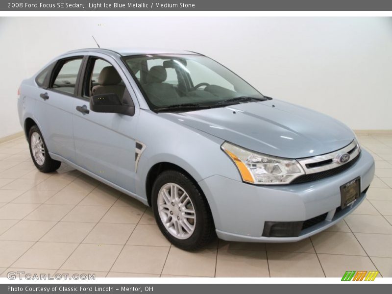 Light Ice Blue Metallic / Medium Stone 2008 Ford Focus SE Sedan