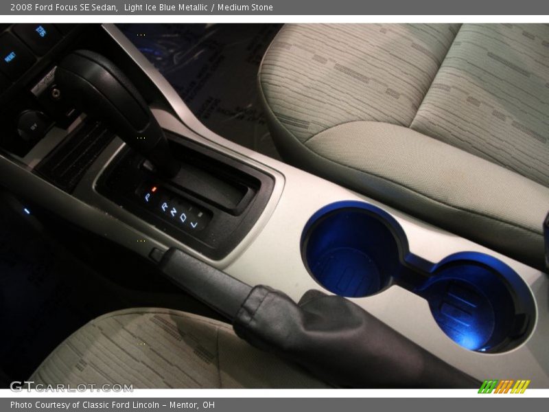 Light Ice Blue Metallic / Medium Stone 2008 Ford Focus SE Sedan