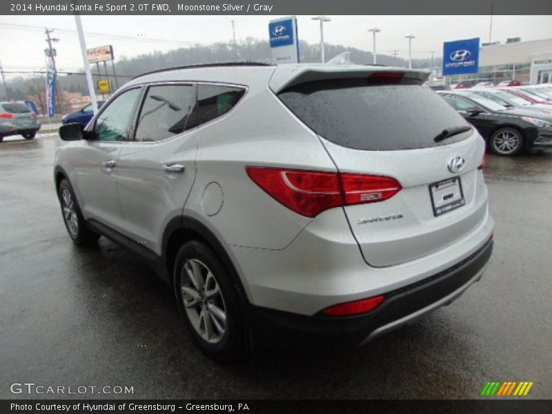 Moonstone Silver / Gray 2014 Hyundai Santa Fe Sport 2.0T FWD