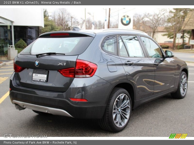 Mineral Grey Metallic / Black 2015 BMW X1 xDrive35i