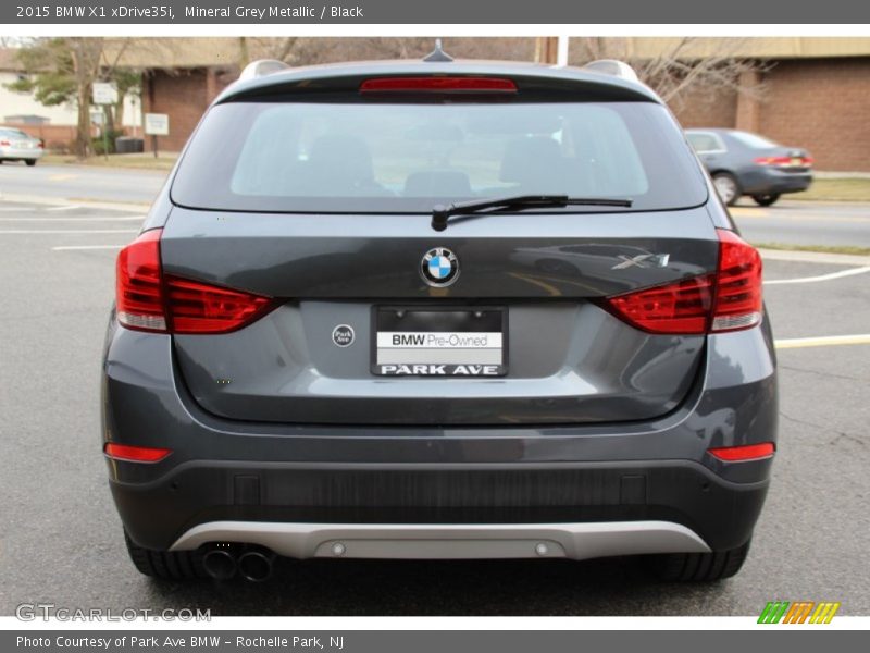 Mineral Grey Metallic / Black 2015 BMW X1 xDrive35i