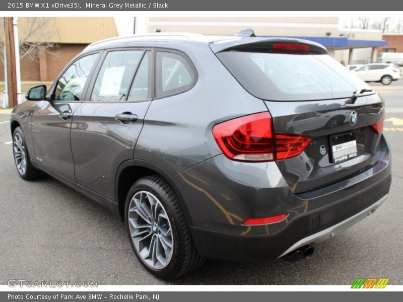Mineral Grey Metallic / Black 2015 BMW X1 xDrive35i
