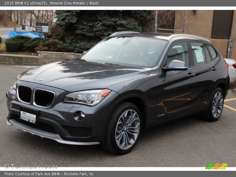 Mineral Grey Metallic / Black 2015 BMW X1 xDrive35i