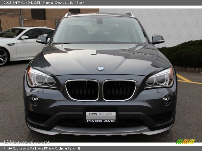 Mineral Grey Metallic / Black 2015 BMW X1 xDrive35i