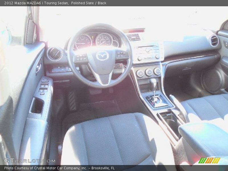 Polished Slate / Black 2012 Mazda MAZDA6 i Touring Sedan