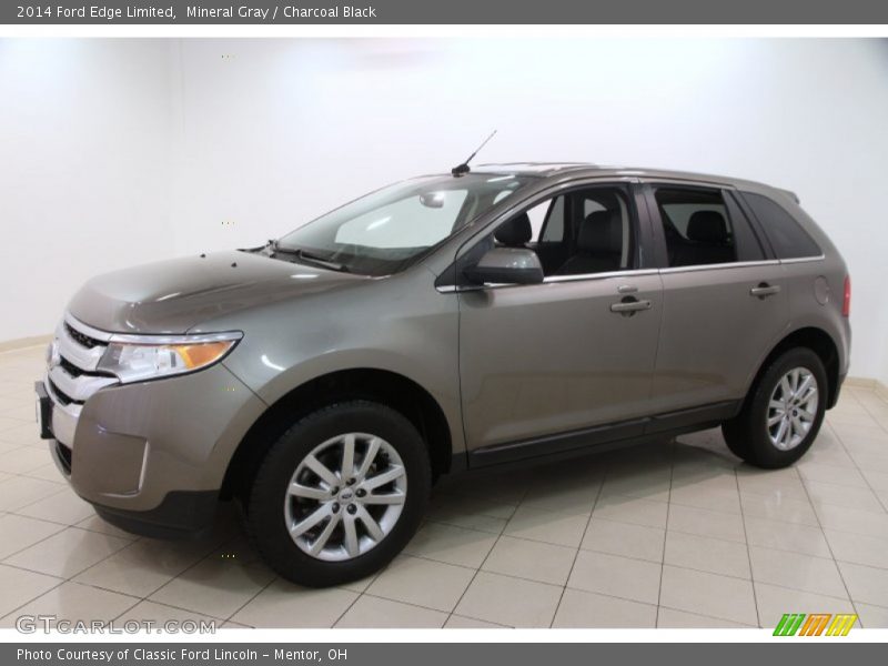 Mineral Gray / Charcoal Black 2014 Ford Edge Limited