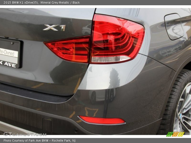 Mineral Grey Metallic / Black 2015 BMW X1 xDrive35i