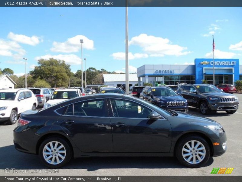 Polished Slate / Black 2012 Mazda MAZDA6 i Touring Sedan