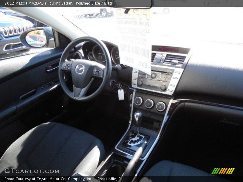 Polished Slate / Black 2012 Mazda MAZDA6 i Touring Sedan