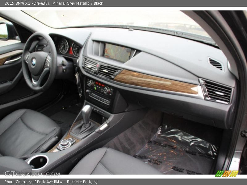 Mineral Grey Metallic / Black 2015 BMW X1 xDrive35i