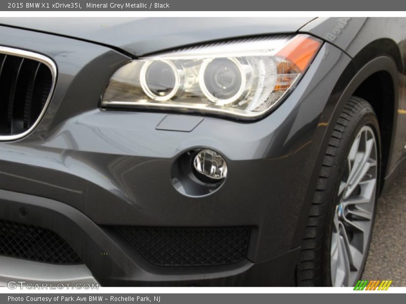 Mineral Grey Metallic / Black 2015 BMW X1 xDrive35i