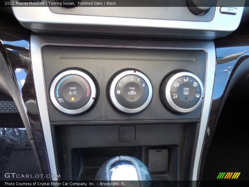 Polished Slate / Black 2012 Mazda MAZDA6 i Touring Sedan