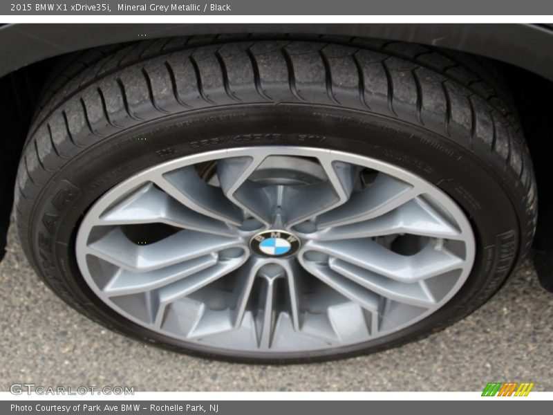 Mineral Grey Metallic / Black 2015 BMW X1 xDrive35i
