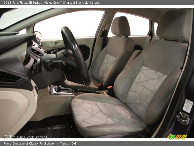 Violet Gray / Charcoal Black/Light Stone 2013 Ford Fiesta SE Sedan