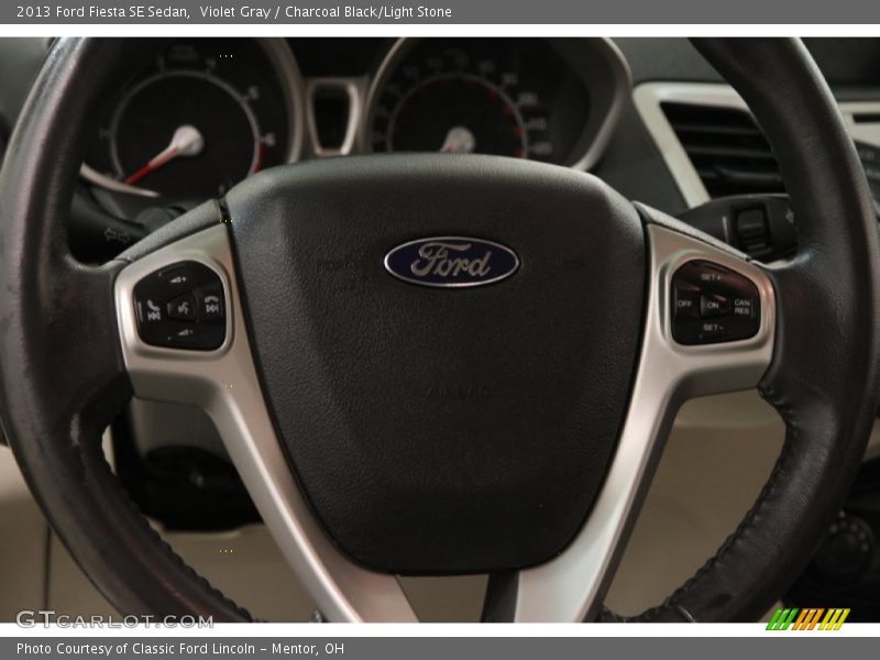 Violet Gray / Charcoal Black/Light Stone 2013 Ford Fiesta SE Sedan