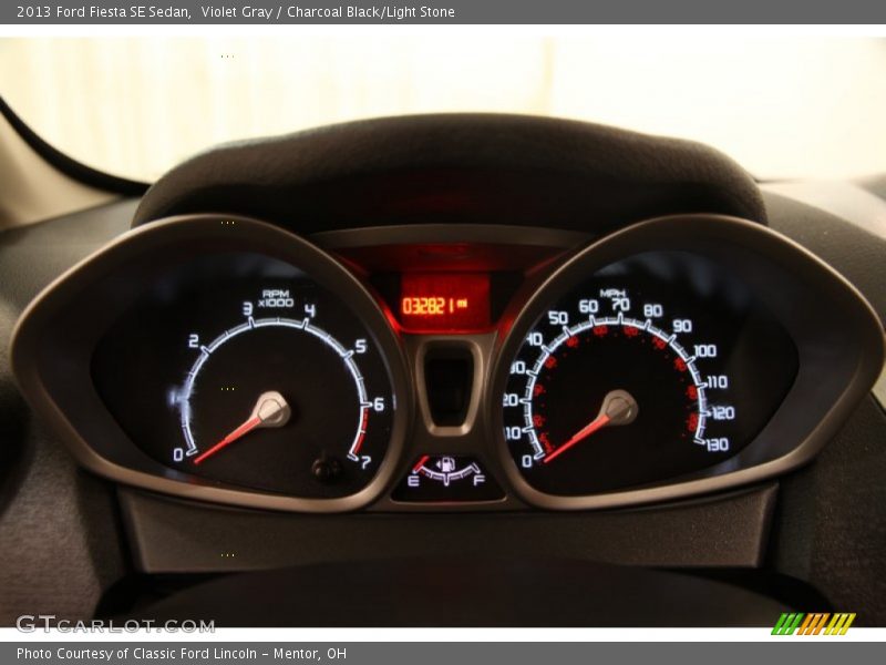 Violet Gray / Charcoal Black/Light Stone 2013 Ford Fiesta SE Sedan