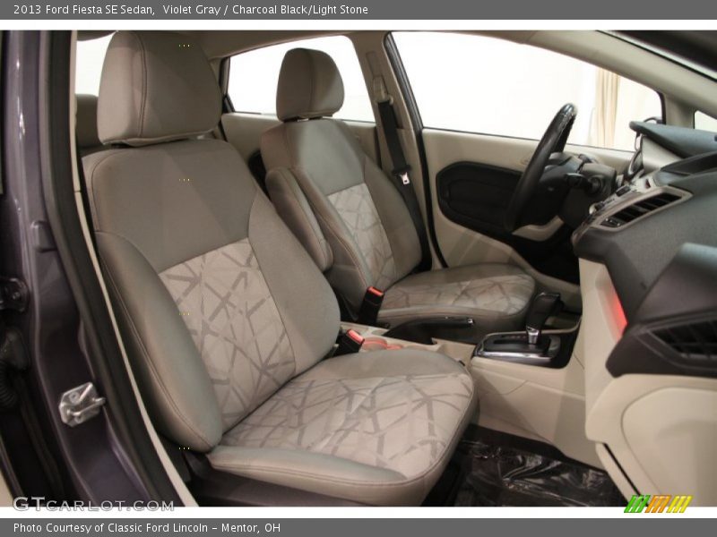 Violet Gray / Charcoal Black/Light Stone 2013 Ford Fiesta SE Sedan