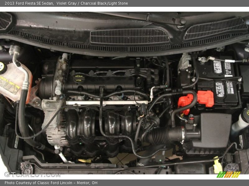 Violet Gray / Charcoal Black/Light Stone 2013 Ford Fiesta SE Sedan