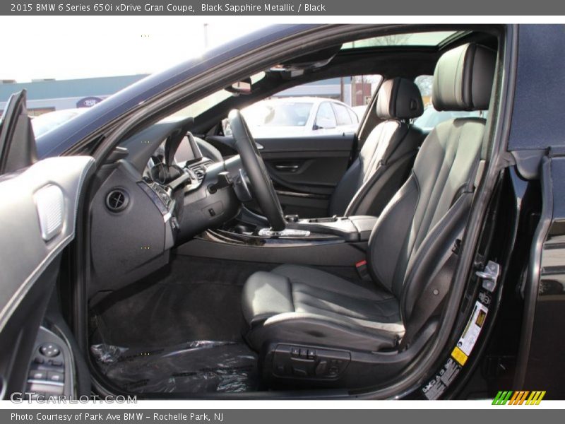 Front Seat of 2015 6 Series 650i xDrive Gran Coupe