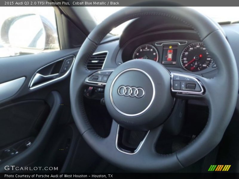 Cobalt Blue Metallic / Black 2015 Audi Q3 2.0 TFSI Premium Plus