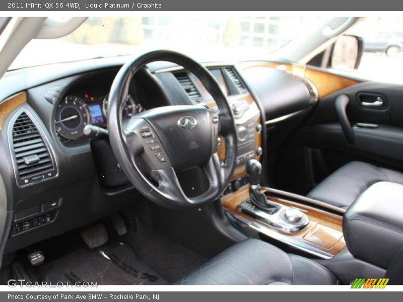 Liquid Platinum / Graphite 2011 Infiniti QX 56 4WD