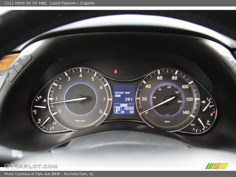 Liquid Platinum / Graphite 2011 Infiniti QX 56 4WD
