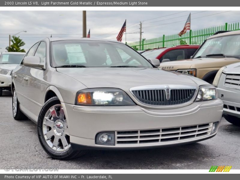 Light Parchment Gold Metallic / Espresso/Medium Light Stone 2003 Lincoln LS V8