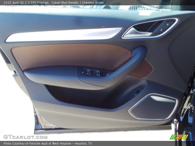 Cobalt Blue Metallic / Chestnut Brown 2015 Audi Q3 2.0 TFSI Prestige