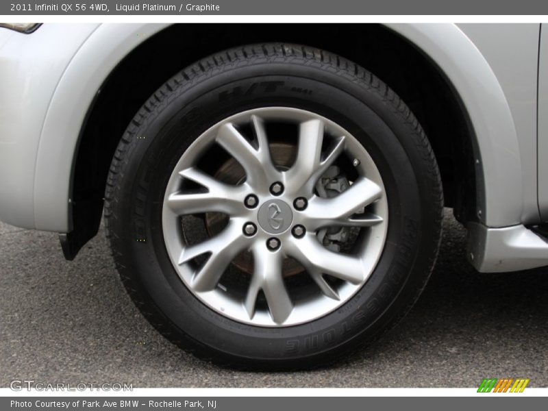 Liquid Platinum / Graphite 2011 Infiniti QX 56 4WD