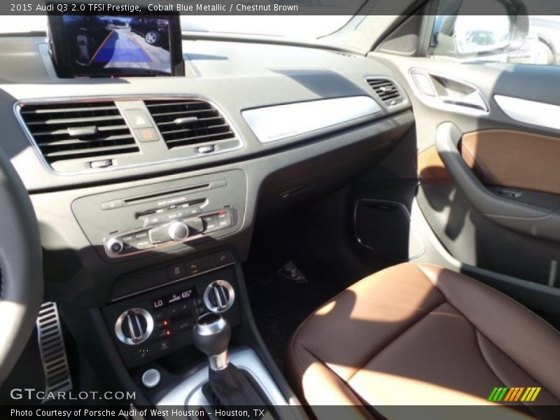 Cobalt Blue Metallic / Chestnut Brown 2015 Audi Q3 2.0 TFSI Prestige