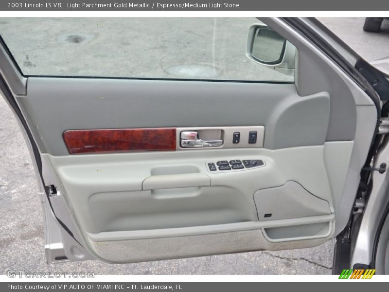 Light Parchment Gold Metallic / Espresso/Medium Light Stone 2003 Lincoln LS V8