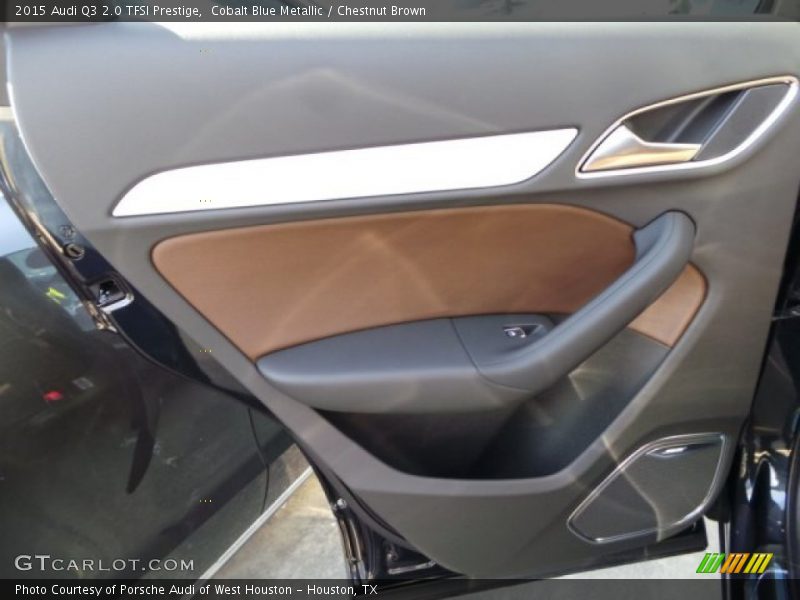 Cobalt Blue Metallic / Chestnut Brown 2015 Audi Q3 2.0 TFSI Prestige