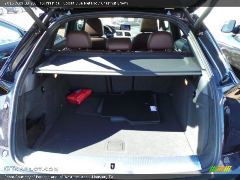 Cobalt Blue Metallic / Chestnut Brown 2015 Audi Q3 2.0 TFSI Prestige