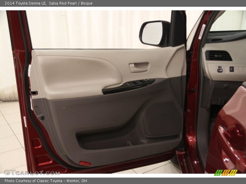 Salsa Red Pearl / Bisque 2014 Toyota Sienna LE