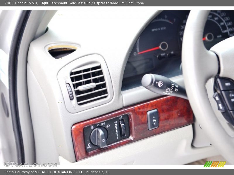 Light Parchment Gold Metallic / Espresso/Medium Light Stone 2003 Lincoln LS V8