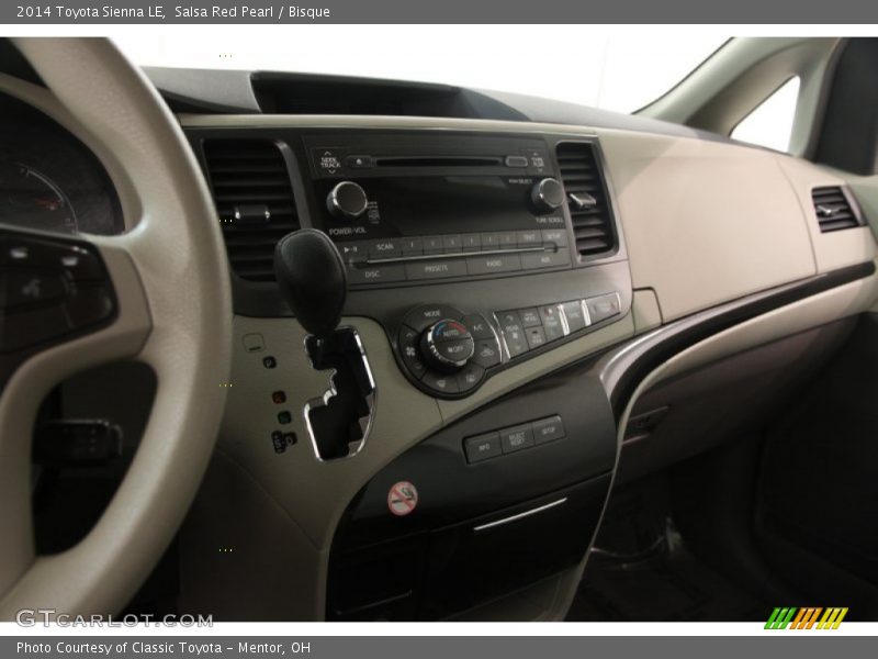 Salsa Red Pearl / Bisque 2014 Toyota Sienna LE