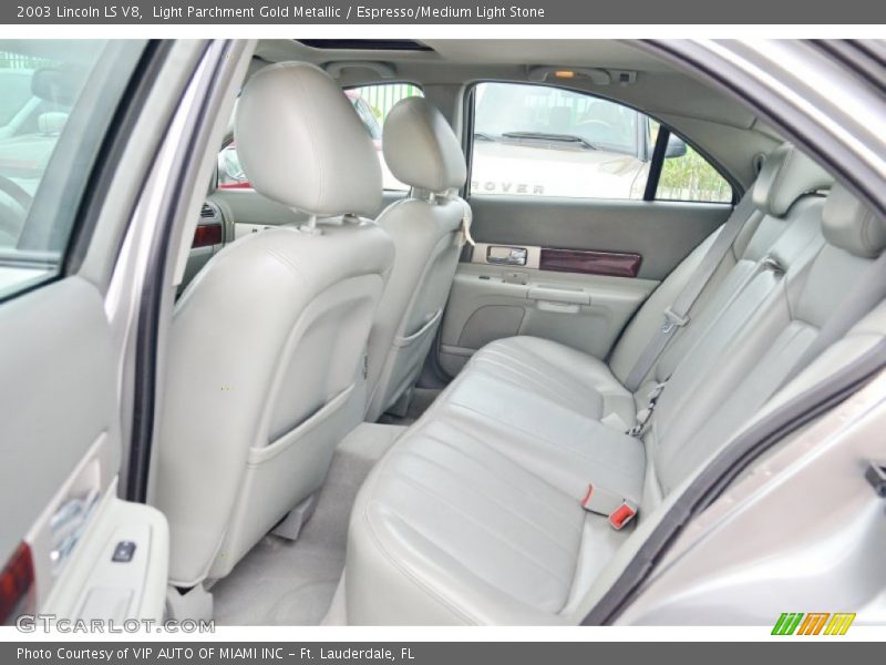 Light Parchment Gold Metallic / Espresso/Medium Light Stone 2003 Lincoln LS V8