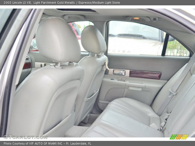 Light Parchment Gold Metallic / Espresso/Medium Light Stone 2003 Lincoln LS V8