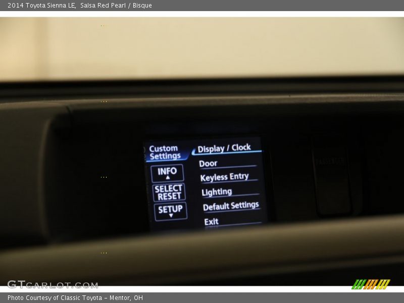 Salsa Red Pearl / Bisque 2014 Toyota Sienna LE