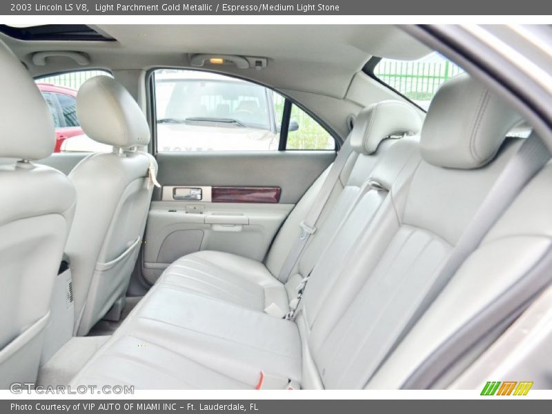 Light Parchment Gold Metallic / Espresso/Medium Light Stone 2003 Lincoln LS V8