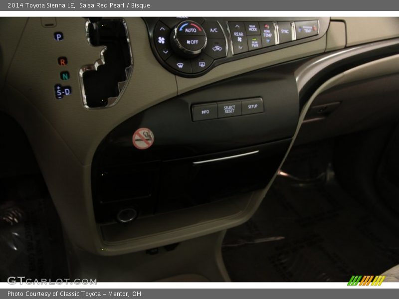 Salsa Red Pearl / Bisque 2014 Toyota Sienna LE